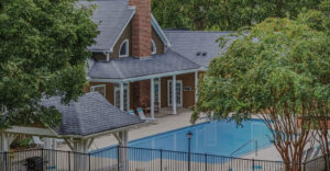image of pool at apartment complex