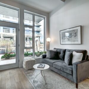 apartment with large window