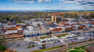 Hickory, NC downtown