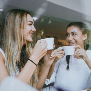 friends at coffee shop