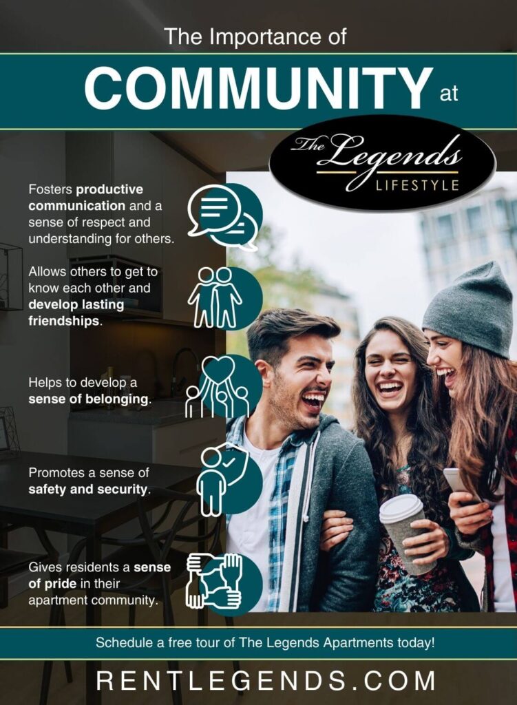Infographic - The Importance of Community at The Legends Apartments