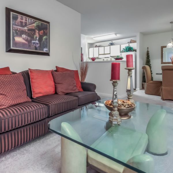 A layout of The Legends Apartment