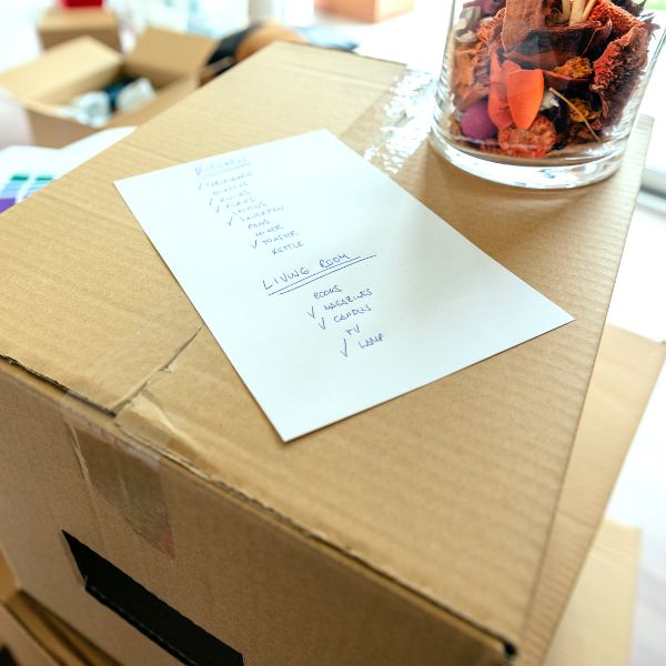 A moving checklist