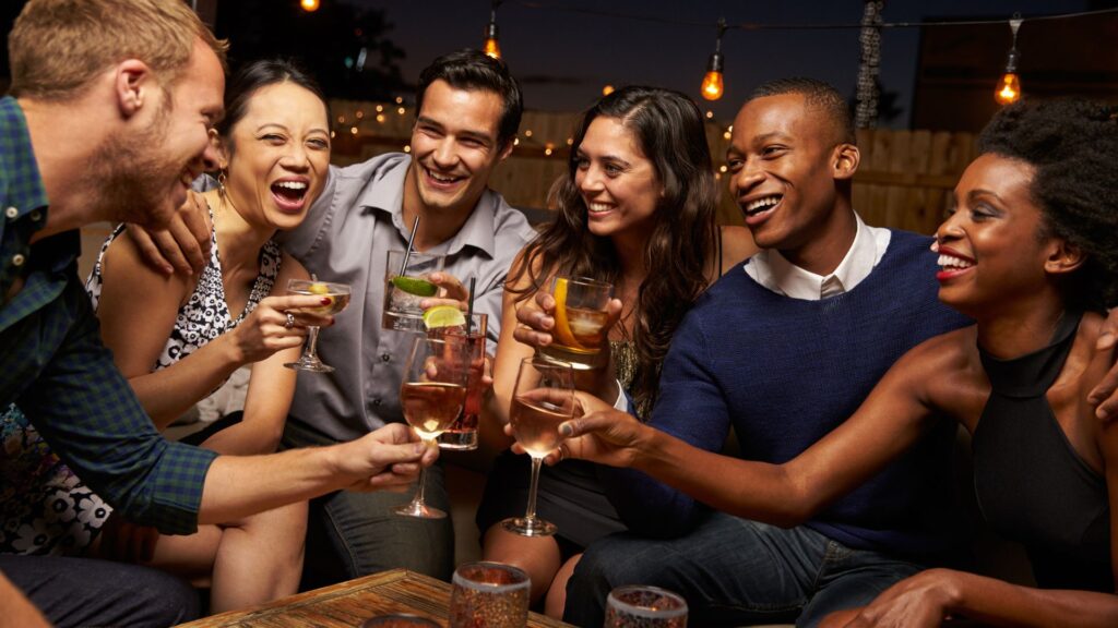 night out with friends