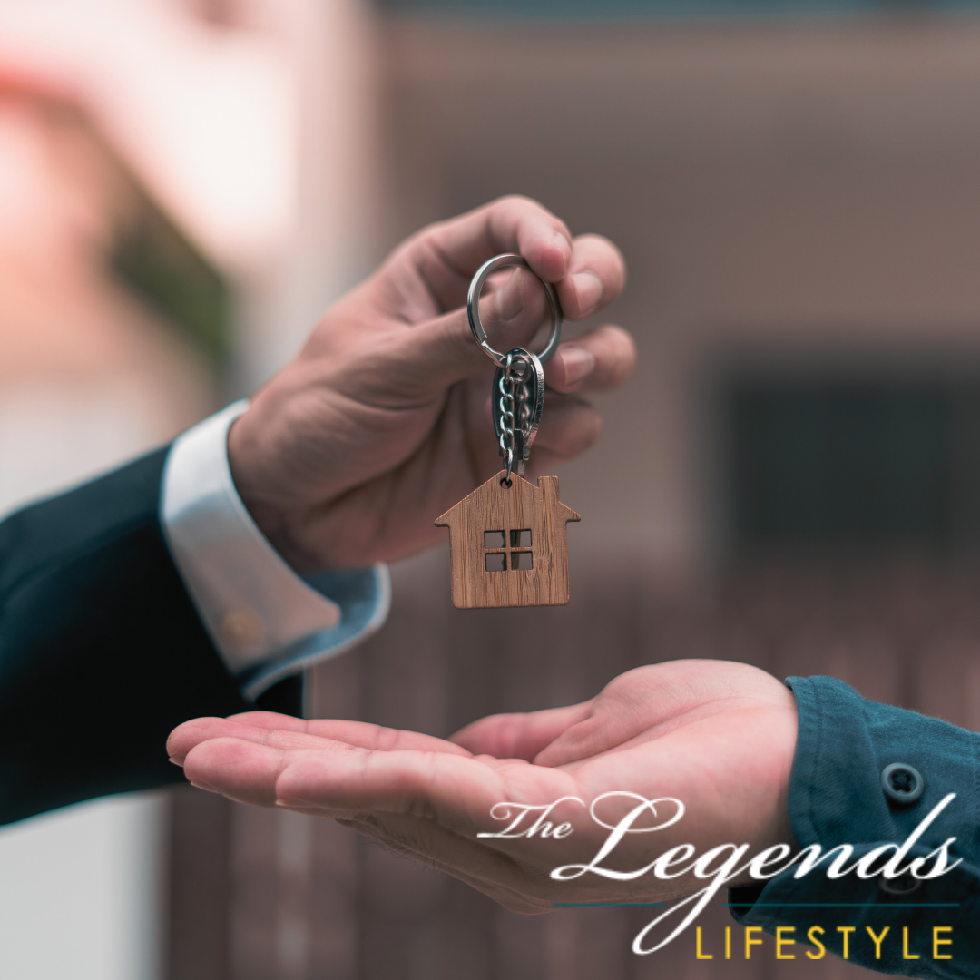 handing over apartment keys
