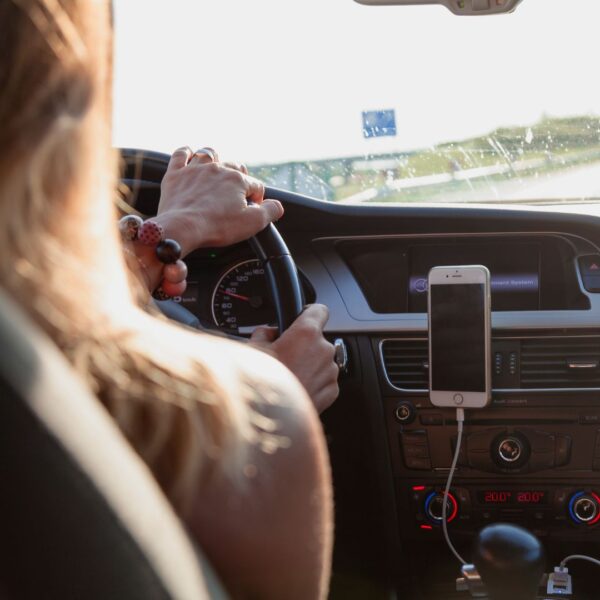 woman driving