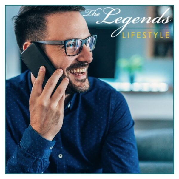 a man on the phone