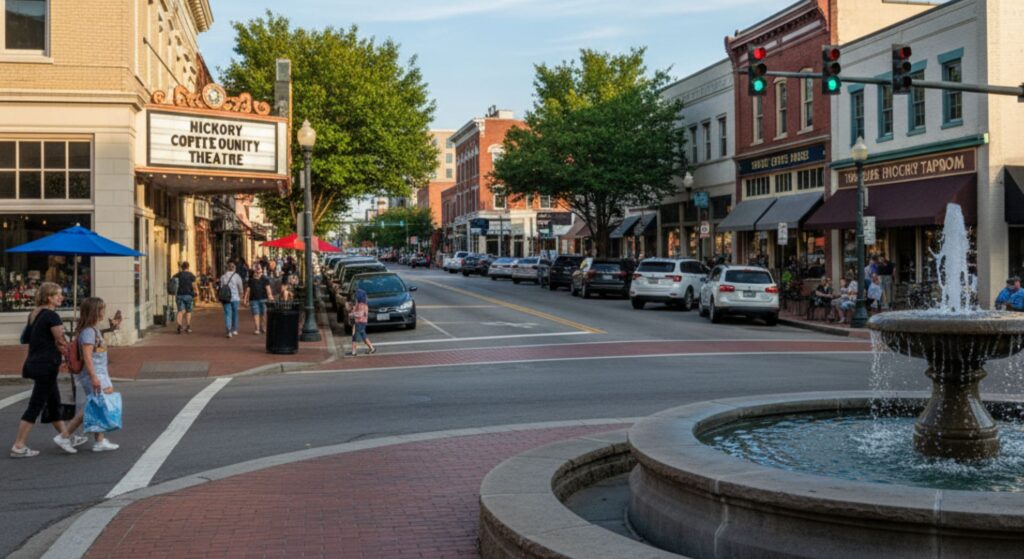 Downtown Hickory, NC.