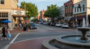 Downtown Hickory, NC.